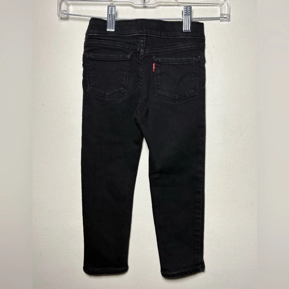 Levi’s Girls Black Pull On Jegging Size 4T